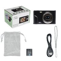 36mp 2.7k Full Hd Digital Camera with 16x Zoom for Children - 2.4 Inch Screen - Black thumbnail