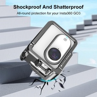 Aluminum Alloy Protective Frame for Insta360 Go 3 Camera with Battery Case thumbnail