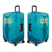 Protective Cover for Trolley Luggage - Durable and Dustproof - Large Size - Deep Sea Whale - M thumbnail