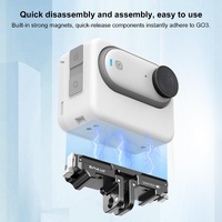 Aluminum Alloy Quick Release Base for Insta360 Go3 - Magnetic Mount thumbnail