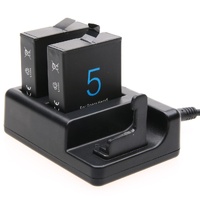 Remote Control Charger for Dual Batteries with Usb Cable for Gopro Hero7 / 6 / 5 thumbnail
