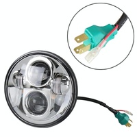 5.75 Inch Dc12V 6000K - 6500K 40W Car Led Headlight For Harley Black thumbnail