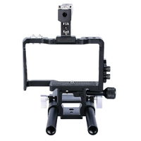Sony A6000 / A6300 / A6400 / A6500 Camera Cage Stabilizer With Handle - Black thumbnail