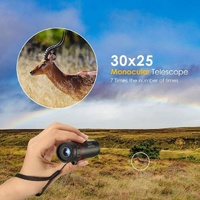 Portable Mini Monocular Telescope - 30X25 - Black thumbnail