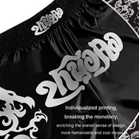 Kids Boxing Set - Sparring Shorts And Tights - Bright Green - Fiht Red Blue Spliced - L thumbnail