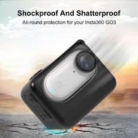 Silicone Charging Case for Insta360 Go 3 Camera - Black thumbnail