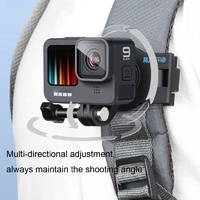 360 Degree Rotating Quick Release Backpack Strap Mount for Gopro Hero 12 thumbnail