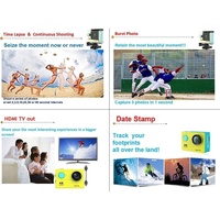 4k Ultra Hd Wifi Sports Camera with 170 Degree Wide Angle Lens and Waterproof Capability thumbnail