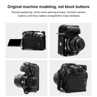 Metal Camera Cage For Canon Eos R10 Stabilizer Rig - Black thumbnail