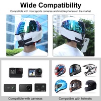 Motorcycle Helmet Chin Mount for Bending Action Camera thumbnail