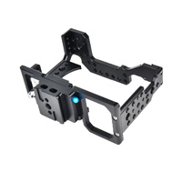 Video Camera Cage Stabilizer For Sony A7K / A72 / A73 / A7S2 / A7R3 / A7R2 / A7X Black thumbnail