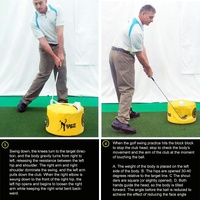 Versatile Golf Impact Trainer - Waterproof 26x44cm - Black thumbnail
