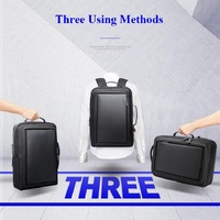 Large Capacity Business Laptop Backpack with Usb Port - Breathable & Stylish Black 30x12x44cm thumbnail