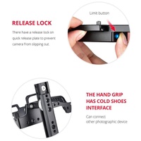 Video Camera Cage Stabilizer For Dji Bmpcc 4K - Black Handle thumbnail