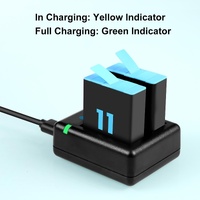 Dual Usb Charger for Gopro Hero 9 / 10 / 11 / 12 - Dual Batteries thumbnail