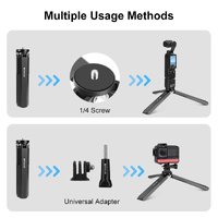 Lightweight Tripod for Dji Pocket 3 and Insta360 X4 - Aluminum Alloy thumbnail