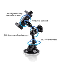 Articulating Magic Arm with Phone Clamp and Suction Cup thumbnail