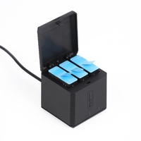 Triple Usb Charger Box for Gopro Hero9 / 10 with Indicator Light and Cable thumbnail