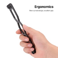 Aluminum Extension Arm with Hollow Grip - 20cm - Silver thumbnail
