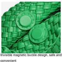 Apricot Hand Woven 2-in-1 Shoulder Bag - Apricot Colour thumbnail