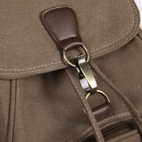 Women Canvas Laptop Backpack - Compact and Stylish - Coffee thumbnail