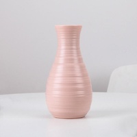 Creative Desktop Flower Vase - Modern Plastic Decoration - Blue thumbnail