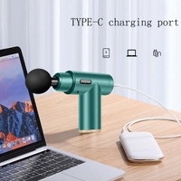 Fascia Mini Electric Muscle Portable Fitness Muscle Relaxing Massager / Massage Gun - Dark Green thumbnail