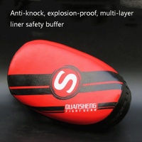 Thickened Professional Taekwondo Foot Target For Boxing And Sanda Training - Wb Yellow Edge thumbnail