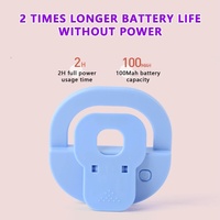 Rechargeable Clip-on Selfie Light for Mobile Phones - Blue thumbnail