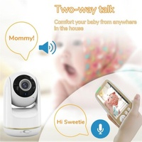 5-Inch Hd Baby Monitor With Built-In Ptz Rotation For Enhanced Security thumbnail
