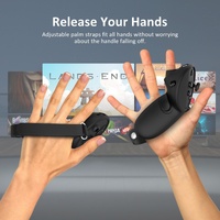 Pair of Silicone Vr Handle Cases for Meta Quest Pro - Red thumbnail