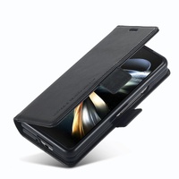 Rfid Leather Phone Case for Samsung Galaxy z Fold 4 / 5g - Secure & Stylish - Blue thumbnail