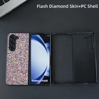 Foldable Diamond Case for Samsung Galaxy z Fold 4 - Compact and Stylish - Flash Green thumbnail