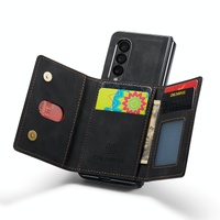Multi-card Phone Case for Samsung Galaxy z Fold 4 - Fits Dg.ming M2 Series - Coffee thumbnail