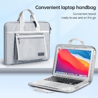 Portable Oxford Laptop Bag - Durable Fabric Multiple Colours - Black thumbnail
