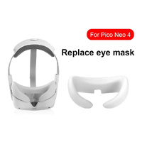Comfortable Silicone Vr Eye Mask for Pico Neo 4 - White thumbnail