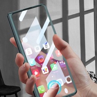 Full Coverage Electroplated Glass Case for Samsung Galaxy z Fold 4 - Silver thumbnail