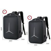 Waterproof Business Laptop Backpack with Usb Port - Multifunctional - Pink - 15 Inch thumbnail
