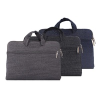 Portable 11.6 Laptop Bag - Dark Blue Handheld thumbnail