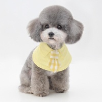 Pet Shawl Scarf Saliva Towel Dog Clothes Accessories - Size S - Blue thumbnail