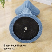 Household Fabric Fan Cover - Round Elastic 110x45cm - Green thumbnail