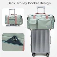 Waterproof Gym Bag for Travel - Size l - Gray Pink thumbnail
