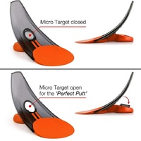 2-pack Indoor / Outdoor Golf Putting Trainer - Orange thumbnail