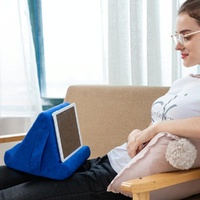 Versatile Laptop Rest Cushion with Cooling Pad - Rose Red thumbnail