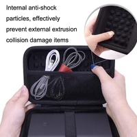 Versatile Hard Disk Case for Nintendo 3ds - Eva Material - Carbon Fiber thumbnail