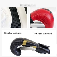Professional Boxing Gloves For Adult Training - 10Oz Muay Thai Fighting - Fluorescent Green thumbnail