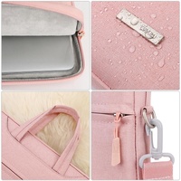 14 Inch Inner Bag with Shoulder Strap for Handbag or Laptop - Dark Grey thumbnail