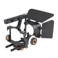 Sony A7 Cage Set With Stabilizer Follow Focus And Matte Box - Orange thumbnail