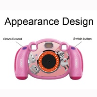 2.0 Inch Hd Screen Digital Children Camera - Pink 3mp thumbnail