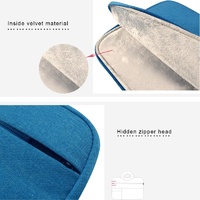 Portable Oxford Cloth Laptop Bag for 12 Devices - Multiple Pockets - Pink thumbnail